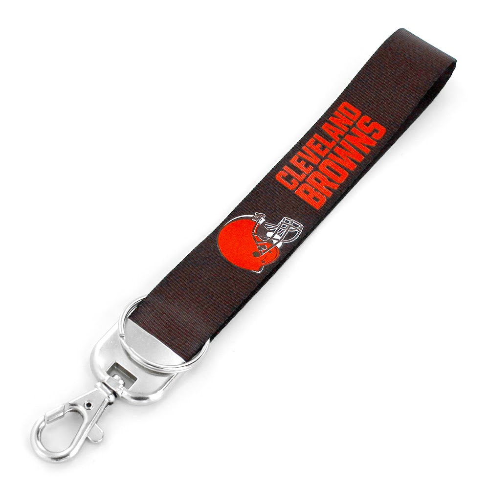 Wholesale CLEVELAND BROWNS DELUXE WRISTLET KEYCHAIN NFL-KT-376-03