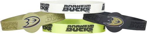 Wholesale DUCKS SILICONE BRACELET 4-PACK NHL-BC-283-01