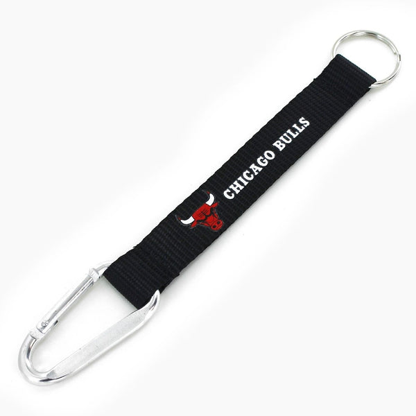 Wholesale BULLS (BLACK) CARABINER LANYARD KEYCHAIN NBA-KT-147-10