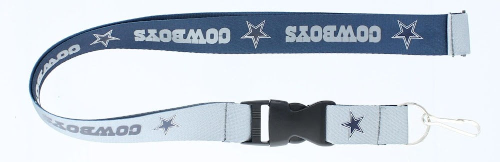 Wholesale DALLAS COWBOYS (BLUE/GREY) REVERSIBLE LANYARD NFL-LN-162-17