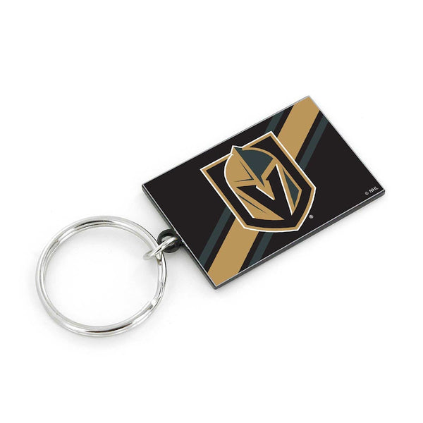 Wholesale GOLDEN KNIGHTS STRIPED KEYCHAIN NHL-KT-1189-34