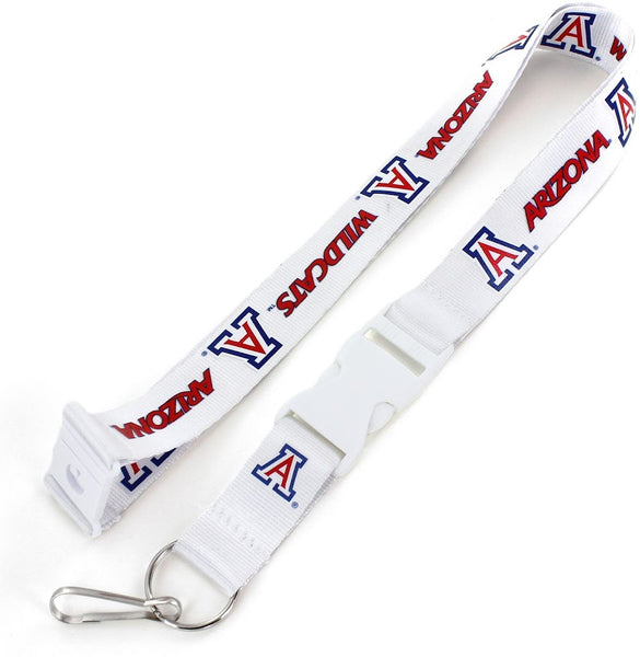 Wholesale ARIZONA (WHITE W/WHT BUCKLE) TEAM LANYARD CCP-LN-095-21-WH