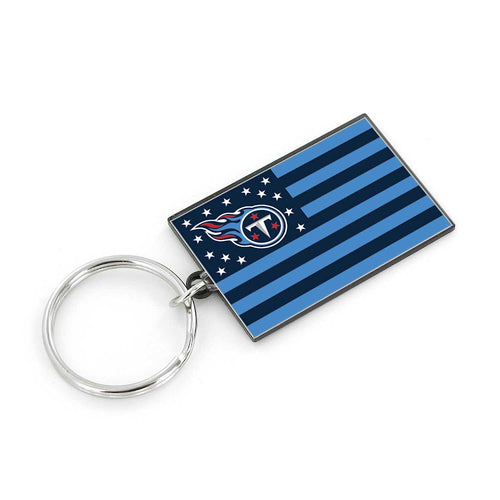 Wholesale TENNESSEE TITANS AMERICANA FLAG KEYCHAIND NFL-KT-1106-05