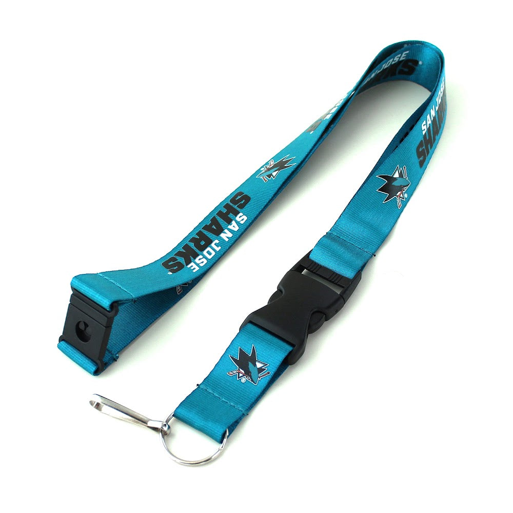 Wholesale SHARKS (TEAL) TEAM LANYARD NHL-LN-095-21