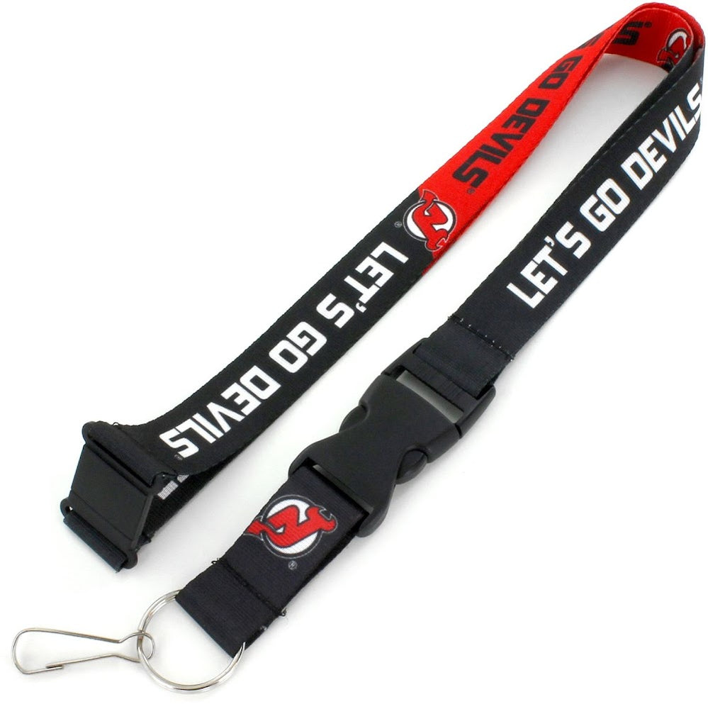 Wholesale DEVILS SLOGAN LANYARD (NM) NHL-LN-490-08