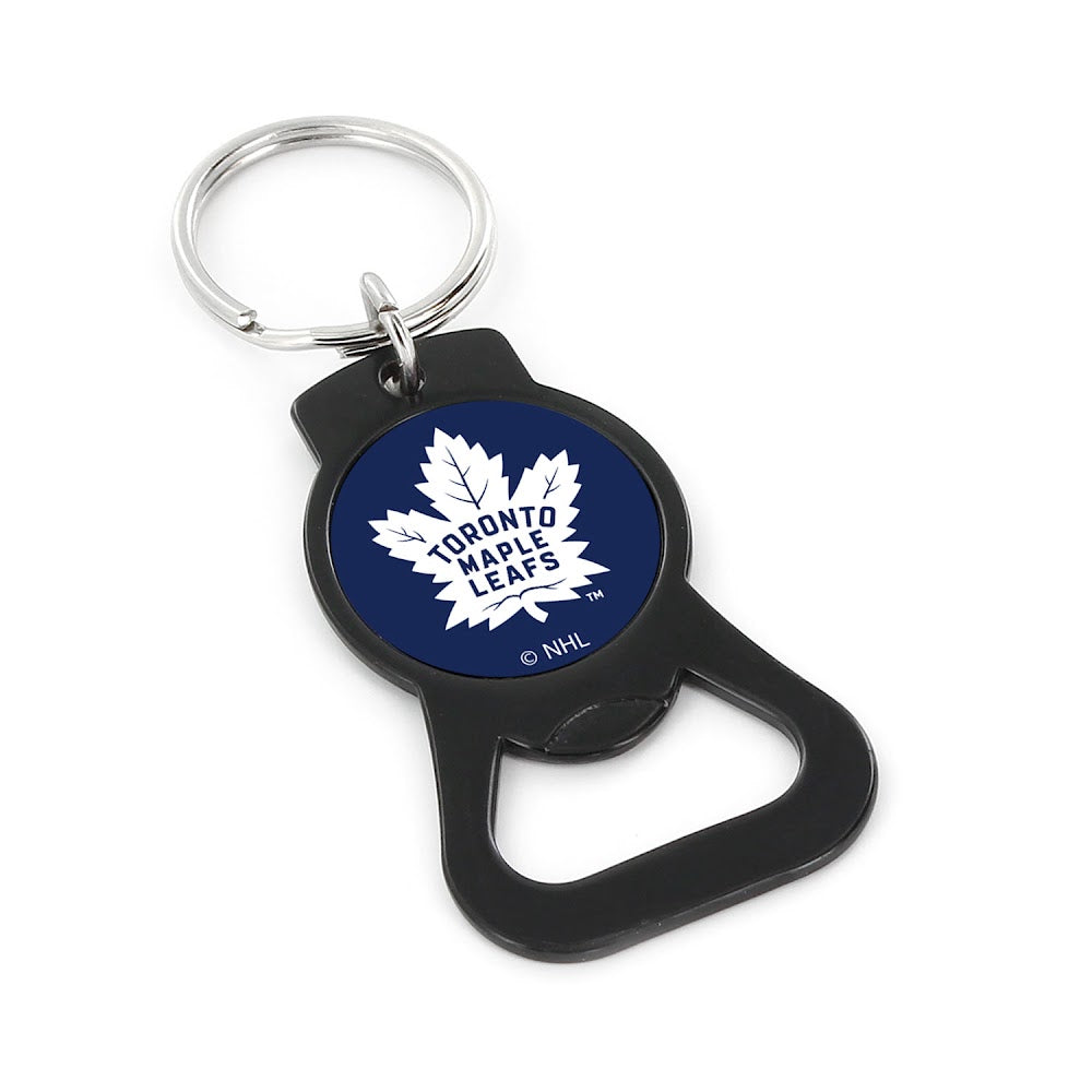 Wholesale MAPLE LEAFS (BLACK) BOTTLE OPENER KEYCHAIN NHL-BK-702-03-BK