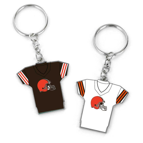 Wholesale CLEVELAND BROWNS REVERSIBLE HOME/AWAY JERSEY KEYCHAIN NFL-KT-1084-03