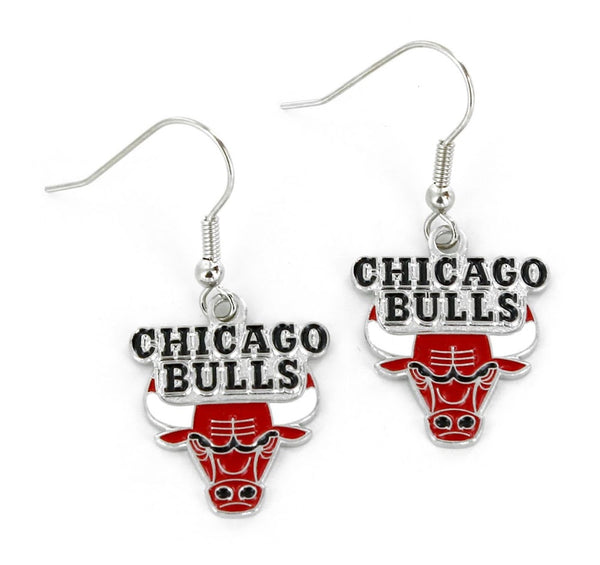 Wholesale BULLS LOGO DANGLER EARRINGS NBA-ER-015-10