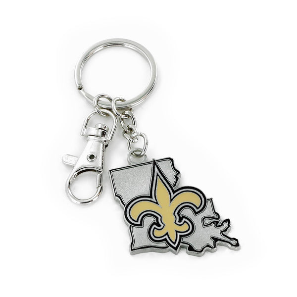 Wholesale NEW ORLEANS SAINTS - STATE DESIGN HEAVYWEIGHT KEY CHAIN (NM) NFL-KT-473-22