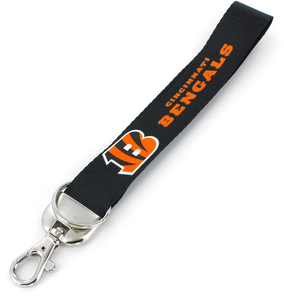 Wholesale CINCINNATI BENGALS DELUXE WRISTLET KEYCHAIN NFL-KT-376-02