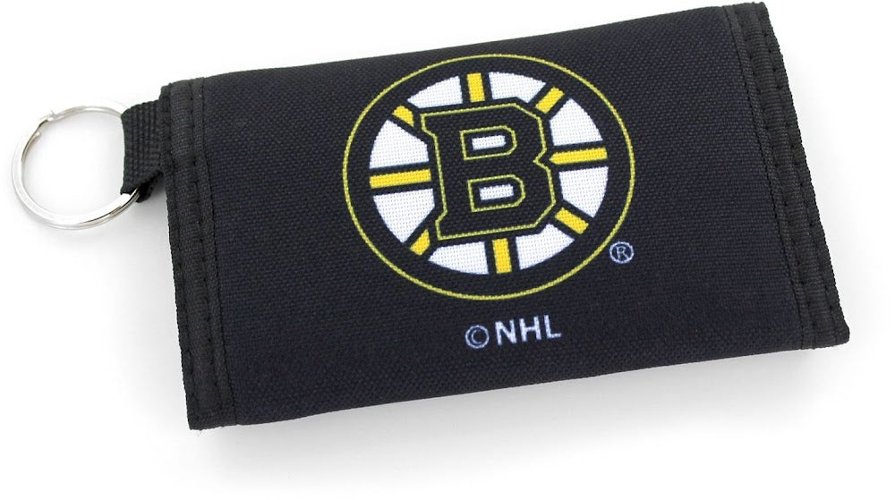 Wholesale BRUINS NYLON WALLET KEYCHAIN (NM) NHL-WA-567-07