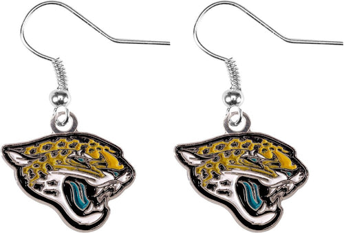 Wholesale JACKSONVILLE JAGUARS LOGO DANGLER EARRINGS NFL-ER-015-30