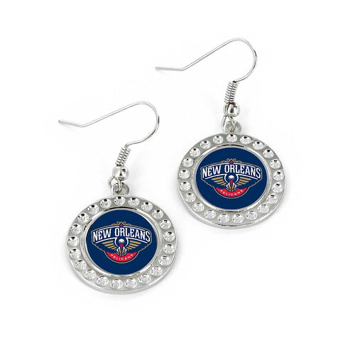 Wholesale PELICANS DIMPLE EARRINGS NBA-ER-959-32