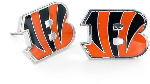 Wholesale CINCINNATI BENGALS LOGO POST EARRINGS NFL-ER-094-02