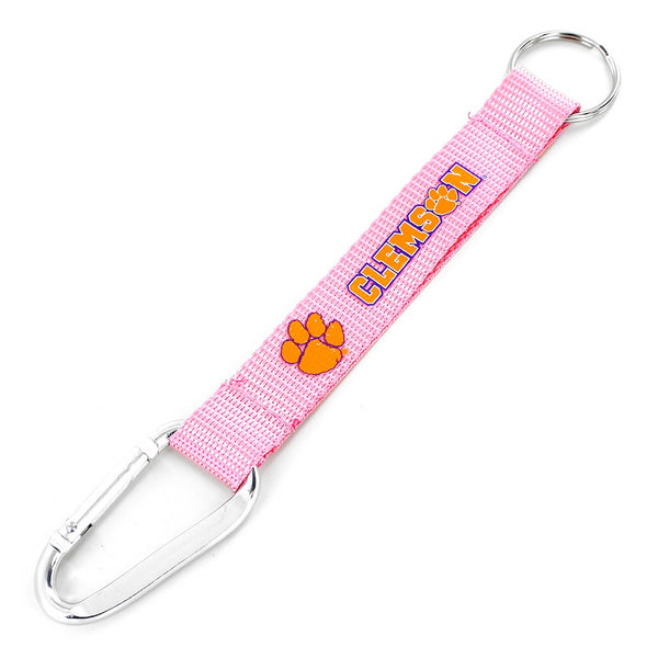 Wholesale CLEMSON TIGERS PINK CARABINER KEYCHAIN (NM) CCP-KT-147-06-PK