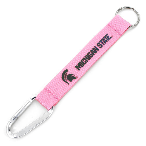 Wholesale MICHIGAN STATE PINK CARABINER KEYCHAIN (NM) CCP-KT-147-44-PK