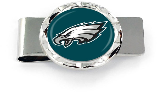 Wholesale PHILADELPHIA EAGLES DIAMOND CUT MONEY CLIP NFL-MC-945-24