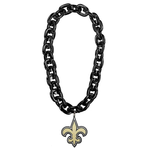 Wholesale NEW ORLEANS SAINTS (BLACK) FAN CHAIN NFL-FF-590-22