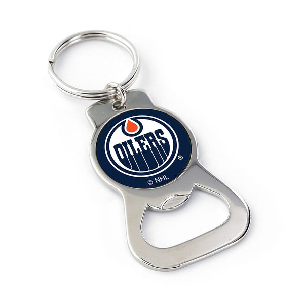 Wholesale OILERS BOTTLE OPENER KEYCHAIN PRIM. LOGO NHL-BK-702-16