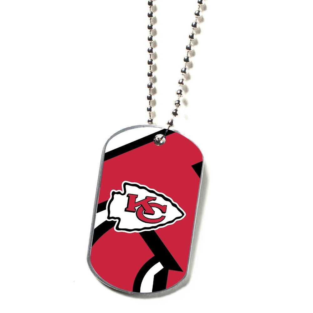 Wholesale KANSAS CITY CHIEFS DYNAMIC DOG TAG NFL-DT-907-07