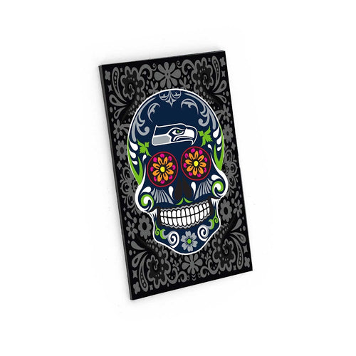 Wholesale SEATTLE SEAHAWKS SUGAR SKULL PATTERN MAGNET NFL-MG-1188-14