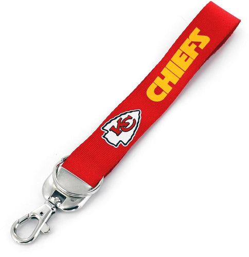 Wholesale KANSAS CITY CHIEFS DELUXE WRISTLET KEYCHAIN NFL-KT-376-07