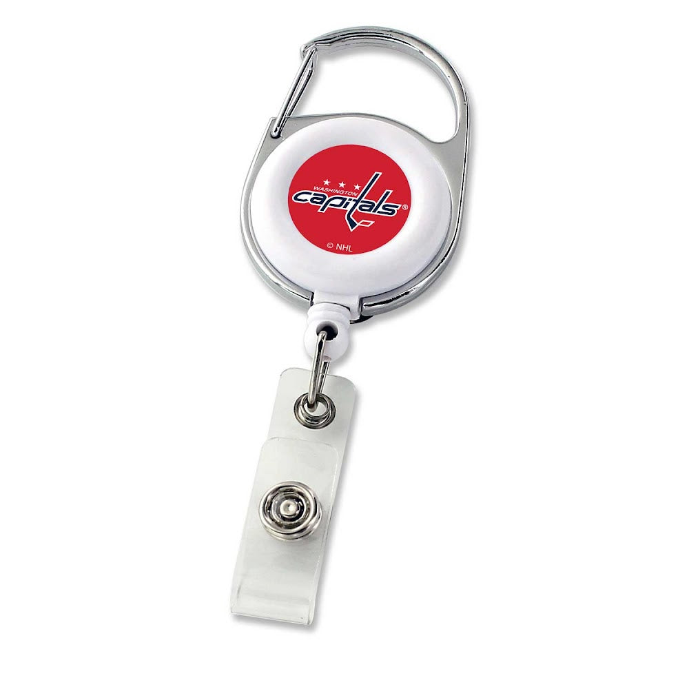 Wholesale CAPITALS DELUXE CLIP BADGE REEL NHL-BH-972-10