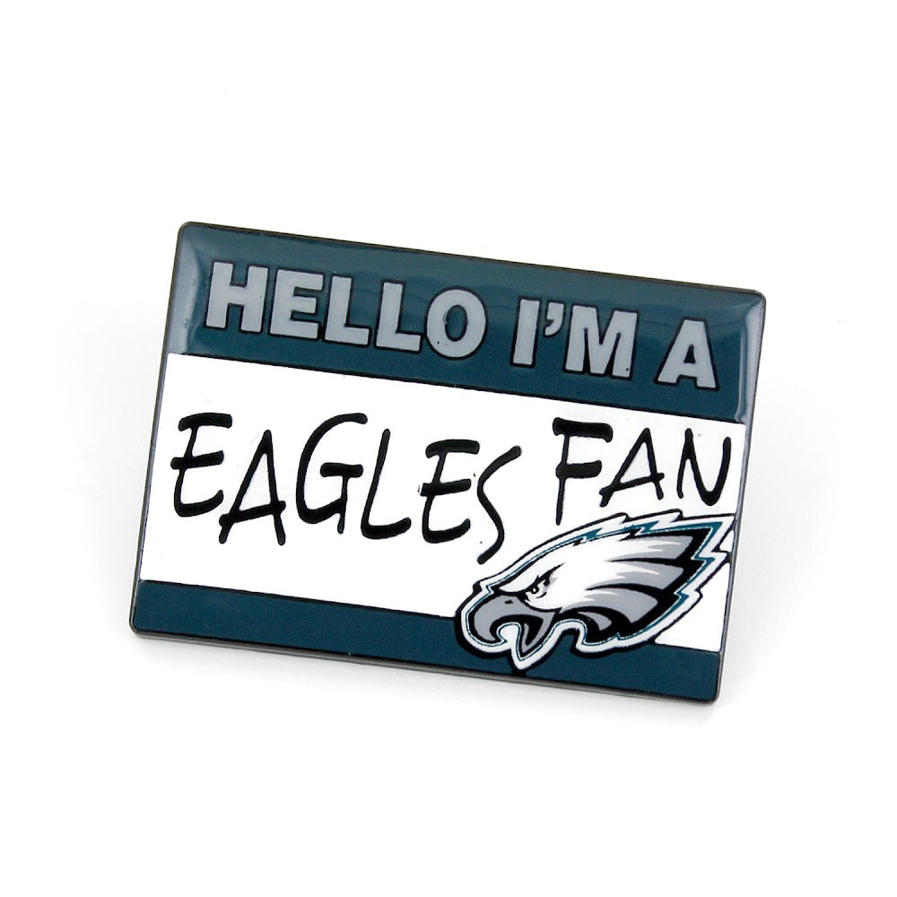 Wholesale PHILADELPHIA EAGLES NAME TAG PIN NFL-PN-625-24