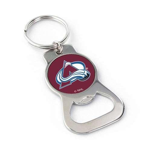 Wholesale AVALANCHE BOTTLE OPENER KEYCHAIN PRIM. LOGO NHL-BK-702-15