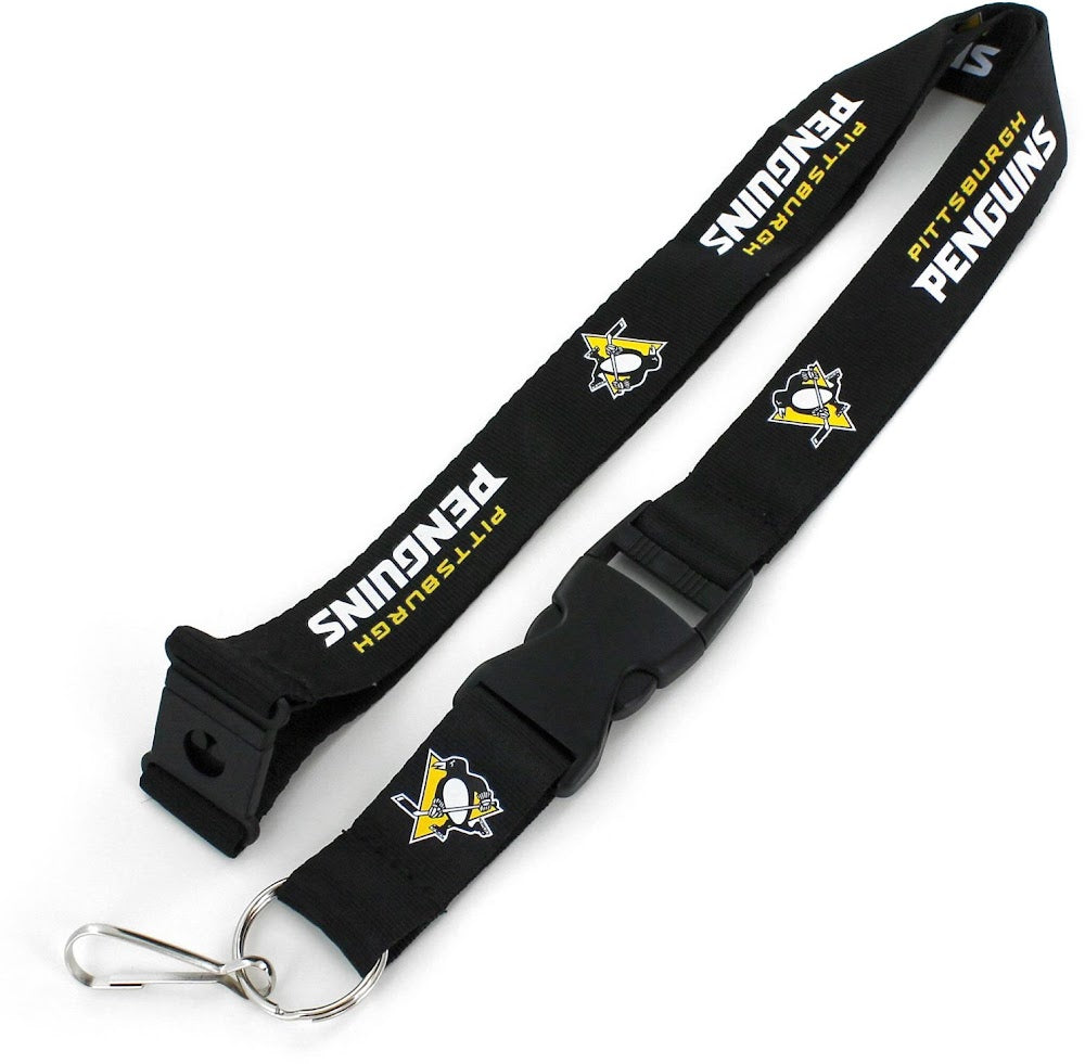 Wholesale PENGUINS (BLACK) TEAM LANYARD NHL-LN-095-14