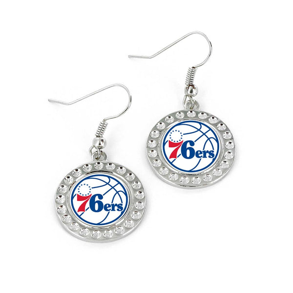 Wholesale 76ERS DIMPLE EARRINGS (FJ-1080) NBA-ER-959-06