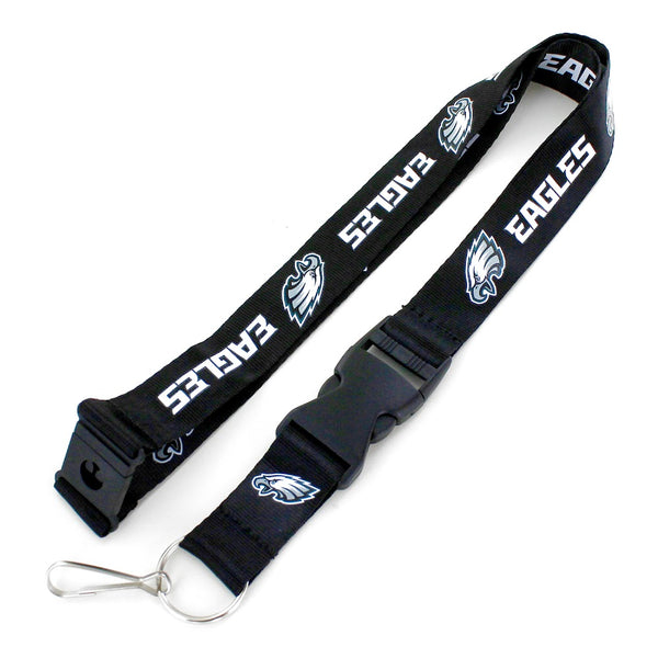 Wholesale PHILADELPHIA EAGLES (BLACK) TEAM LANYARD NFL-LN-095-24-BK