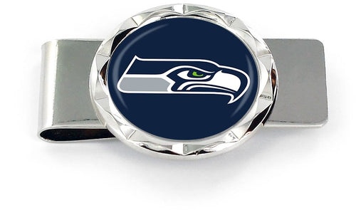 Wholesale SEATTLE SEAHAWKS DIAMOND CUT MONEY CLIP NFL-MC-945-14