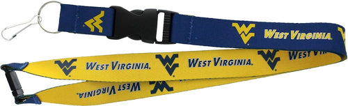 Wholesale WEST VIRGINIA (BLUE/GOLD) REVERSIBLE LANYARD CCP-LN-162-82