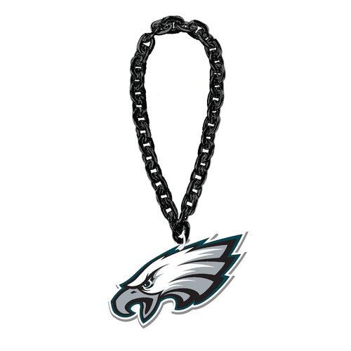 Wholesale PHILADELPHIA EAGLES HEAD (BLACK) FAN CHAIN NFL-FF-590-24-HD-BK