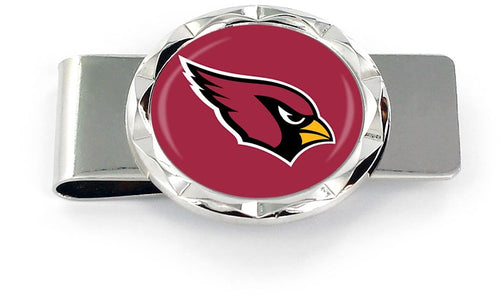 Wholesale ARIZONA CARDINALS DIAMOND CUT MONEY CLIP NFL-MC-945-25