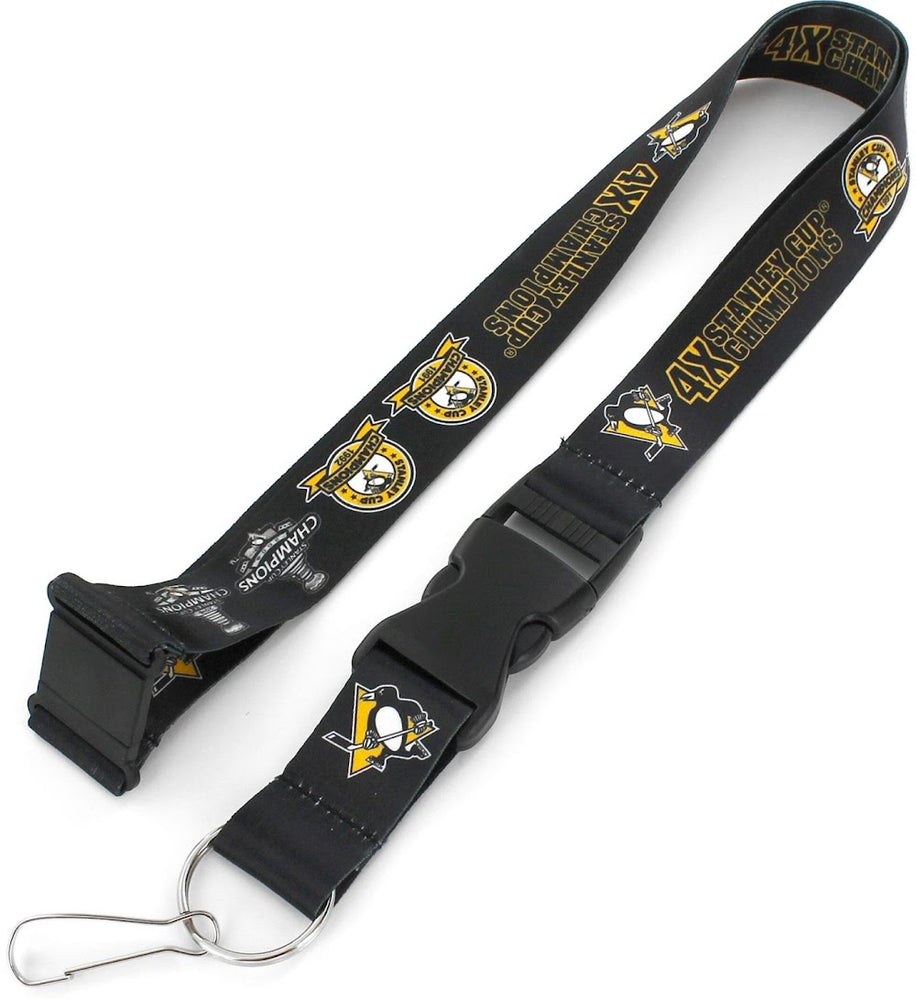 Wholesale PENGUINS (5X) DYNASTY LANYARD (NM) NHL-LN-435-14