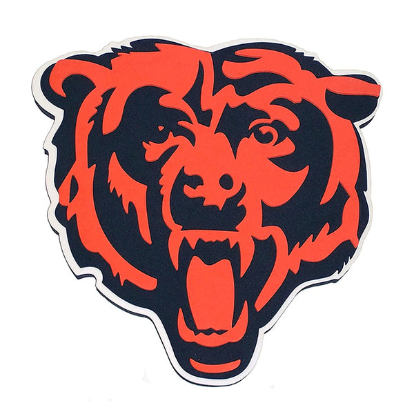 Wholesale CHICAGO BEARS TEAM LOGO (BEAR HEAD) WALL SIGN NFL-FF-595-16-BHD