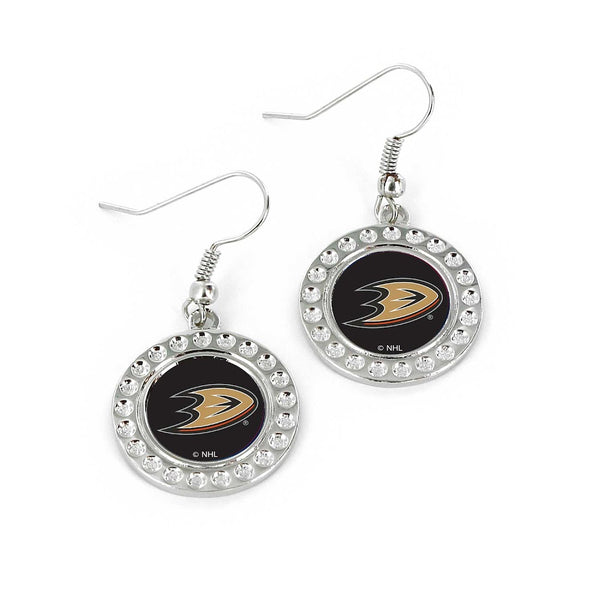 Wholesale DUCKS DIMPLE EARRINGS (FJ-1080) NHL-ER-959-01