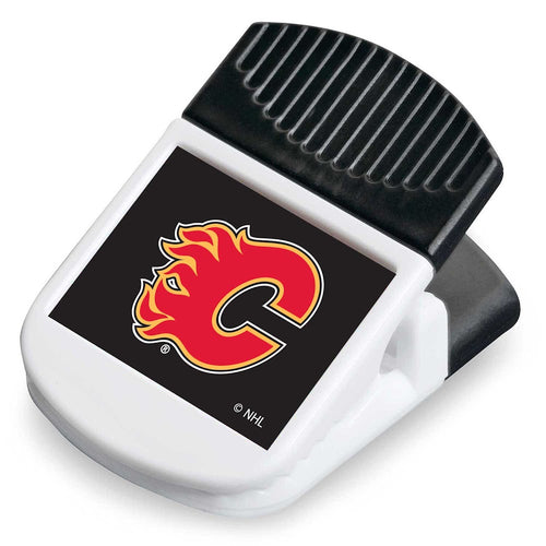 Wholesale FLAMES MAGNETIC RECTANGULAR CHIP CLIP NHL-CC-796-02