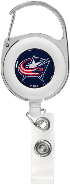 Wholesale BLUE JACKETS DELUXE CLIP BADGE REEL NHL-BH-972-30