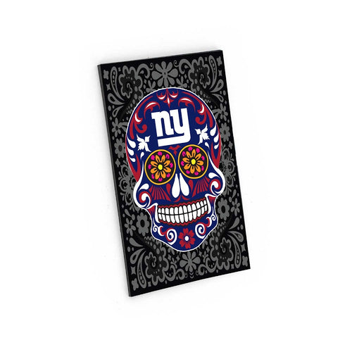 Wholesale NEW YORK GIANTS SUGAR SKULL PATTERN MAGNET NFL-MG-1188-23