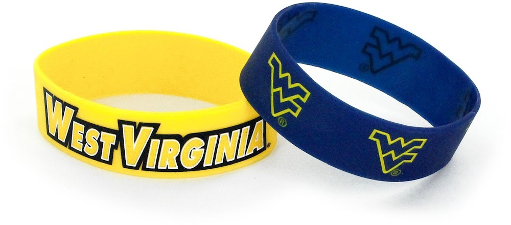 Wholesale WEST VIRGINIA WIDE BRACELETS (2 PACK) (NM) CCP-BC-207-82-O