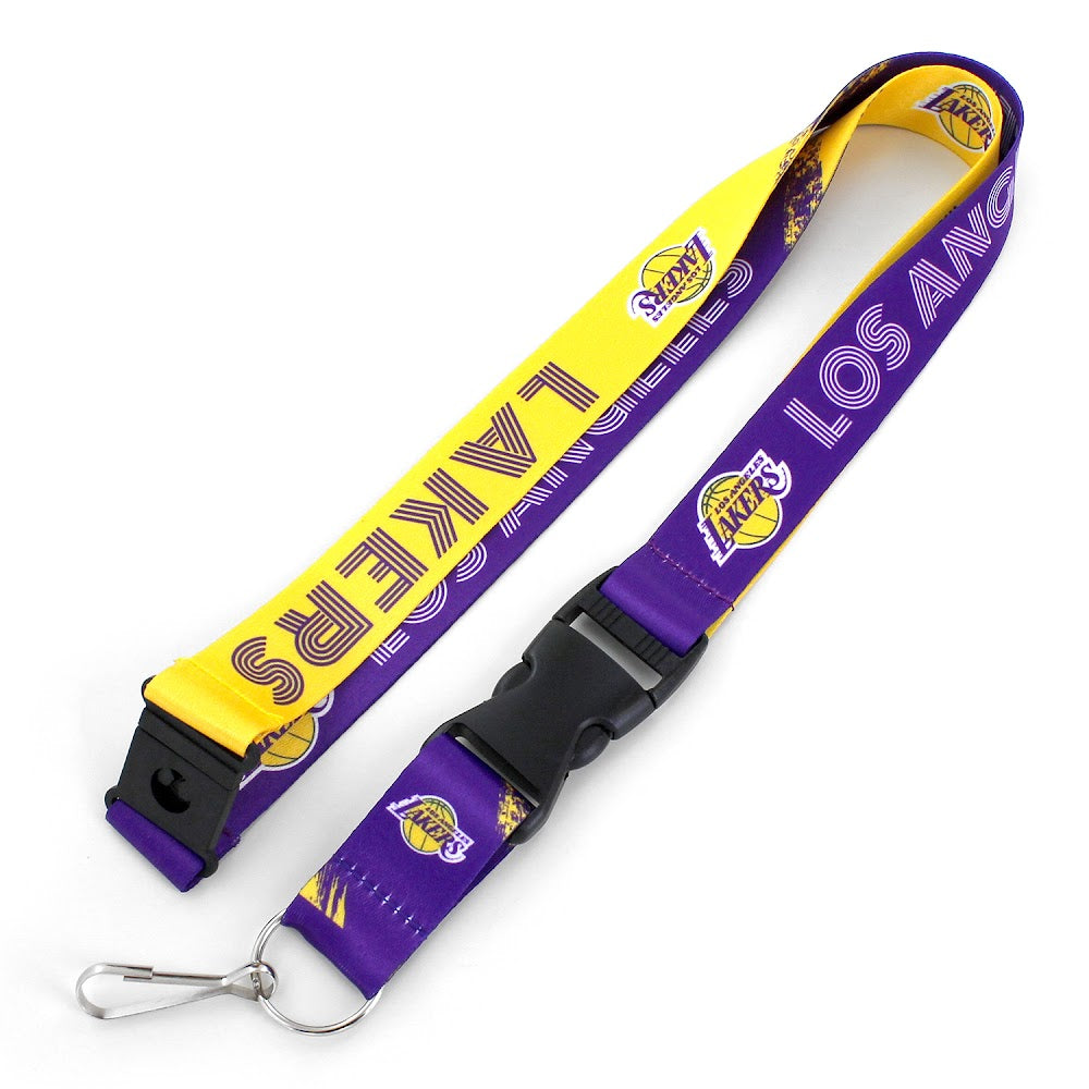 Wholesale LAKERS CROSSFADE LANYARD NBA-LN-602-25