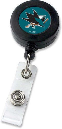 Wholesale SHARKS (BLACK) BADGE REEL (NE) NHL-BH-862-21