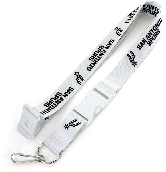 Wholesale SPURS (WHITE W/WHT BUCKLE) TEAM LANYARD NBA-LN-095-20-WH