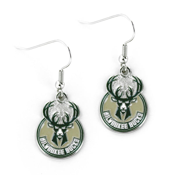 Wholesale BUCKS LOGO DANGLER EARRINGS NBA-ER-015-14