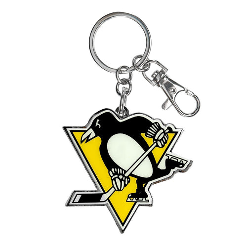 Wholesale PENGUINS TEAM LOGO HEAVYWEIGHT KEYCHAIN NHL-KT-091-14