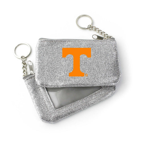 Wholesale TENNESSEE (SILVER) SPARKLE COIN PURSE (OC) CCP-WA-991-30