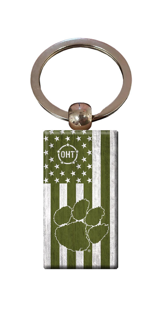 Wholesale C0263-OHT Flag Keychain / C0263-Clemson